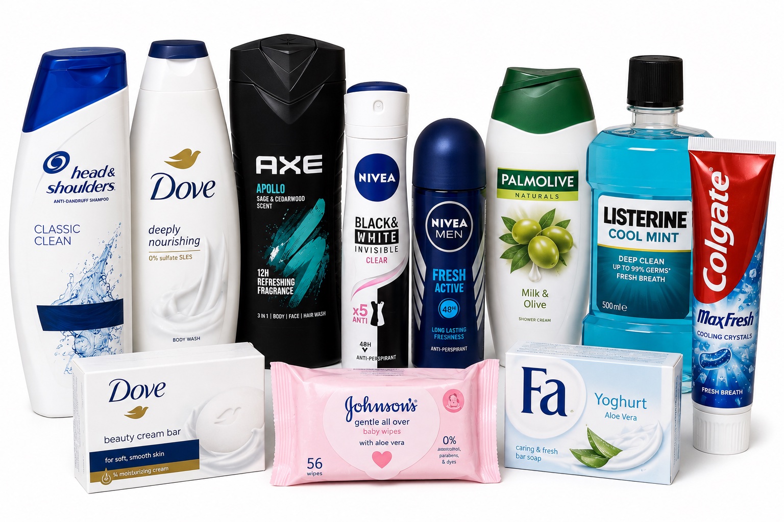 Personal-care products representing the personal-care category